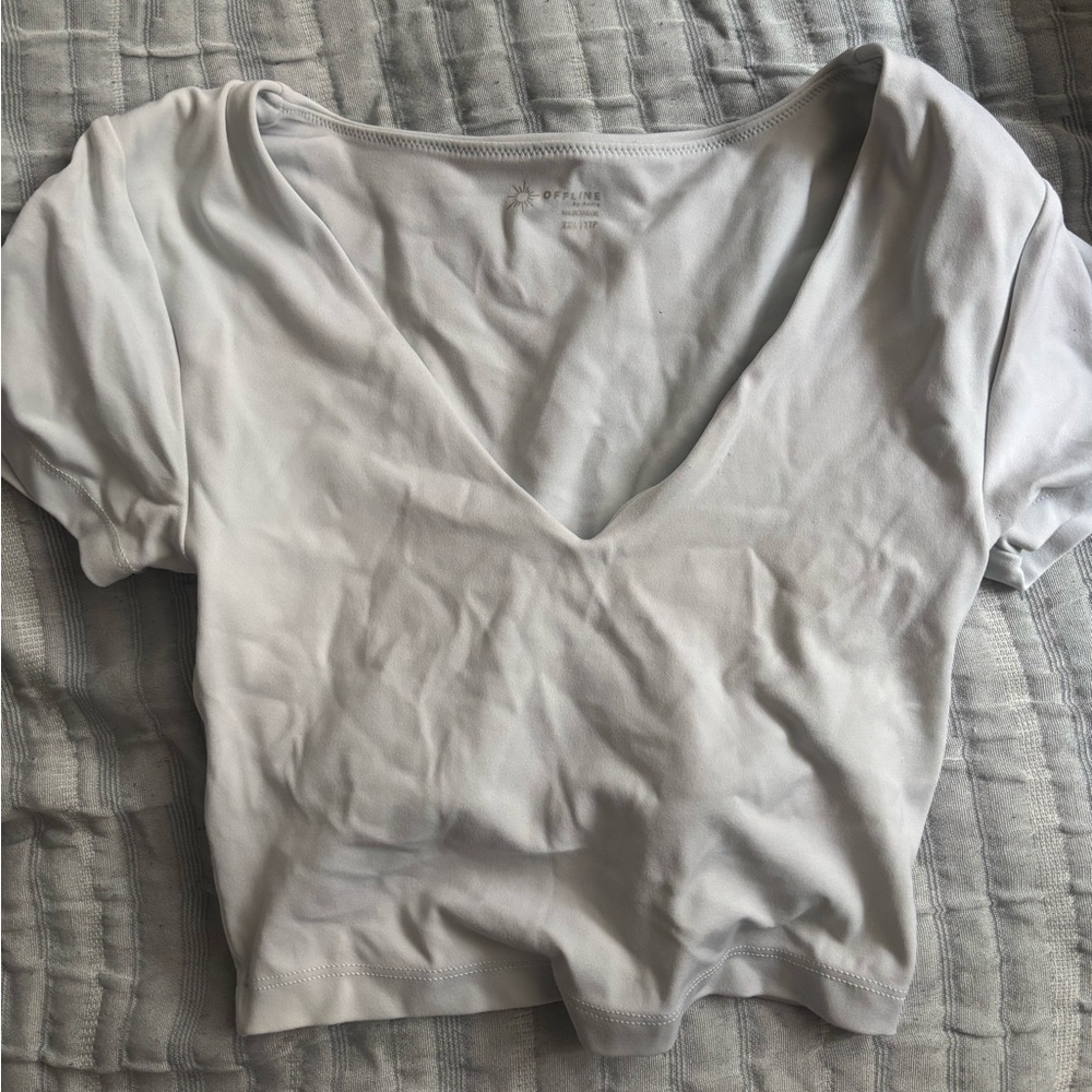 Offline by Aerie V neck crop top